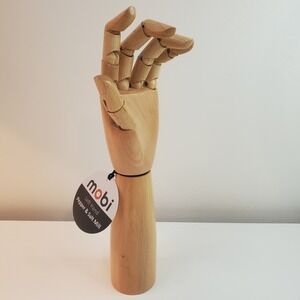 Mobi Handy Hand Wood Salt and Pepper Mill Left Hand Articulated 12in